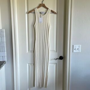 & Other Stories Long Ribbed Fitted Tank Dress, size S